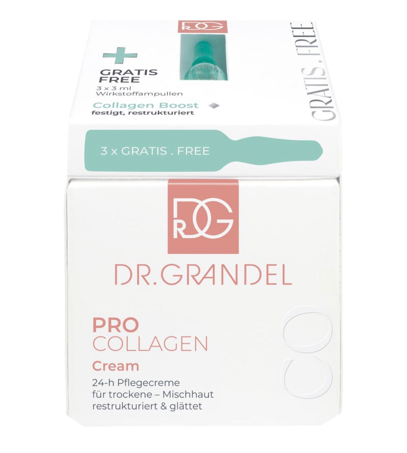 Pro Collagen Bundle per set: 1 crème & gratis 3 x 3 ml ampullen