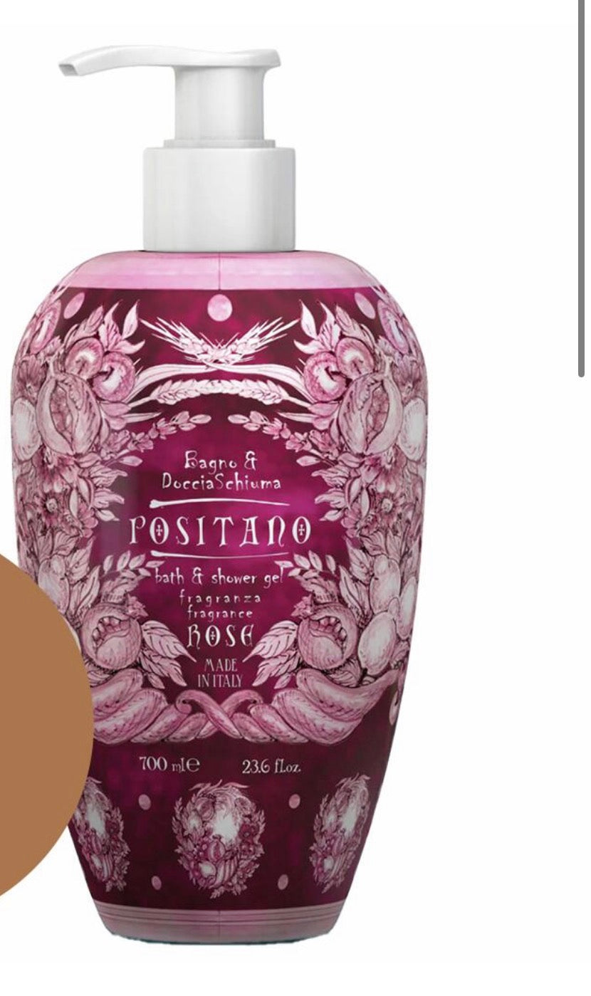 bad- en douchgel Positano Rose