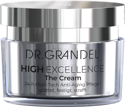 DR. GRANDEL
HIGH EXCELLENCE
HET ANTI-AGING-MULTITALENT TEGEN DE TEKENEN VAN HUIDVEROUDERING