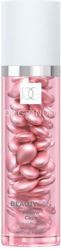 DR. GRANDEL
BEAUTYGEN
Renew Caps
verjongende capsules met werkstoffen

Capsules met werkstoffen voor alle huidtypes I verjongt en maakt glad