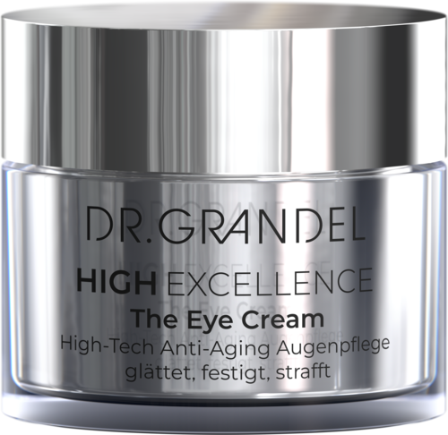 DR. GRANDEL
HIGH EXCELLENCE
HET ANTI-AGING-MULTITALENT TEGEN DE TEKENEN VAN HUIDVEROUDERING