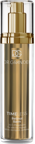 DR. GRANDEL
TIMELESS
Retinol Balm
gladmakende 24-uurs verzorgende balsem

24-uurs verzorgende balsem voor alle huidtypes I verzacht, corrigeert, verfijnt