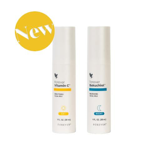 Forever Vitamin C™ & Forever Bakuchiol™ Dag & Nacht Duo