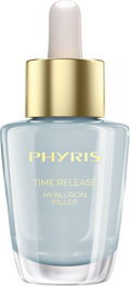 PHYRIS
TIME RELEASE
HYALURON FILLER
Directe opvulling, langdurige hydratatie

Hydraterend werkstofserum