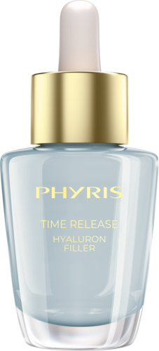 PHYRIS
TIME RELEASE
HYALURON FILLER
Directe opvulling, langdurige hydratatie

Hydraterend werkstofserum