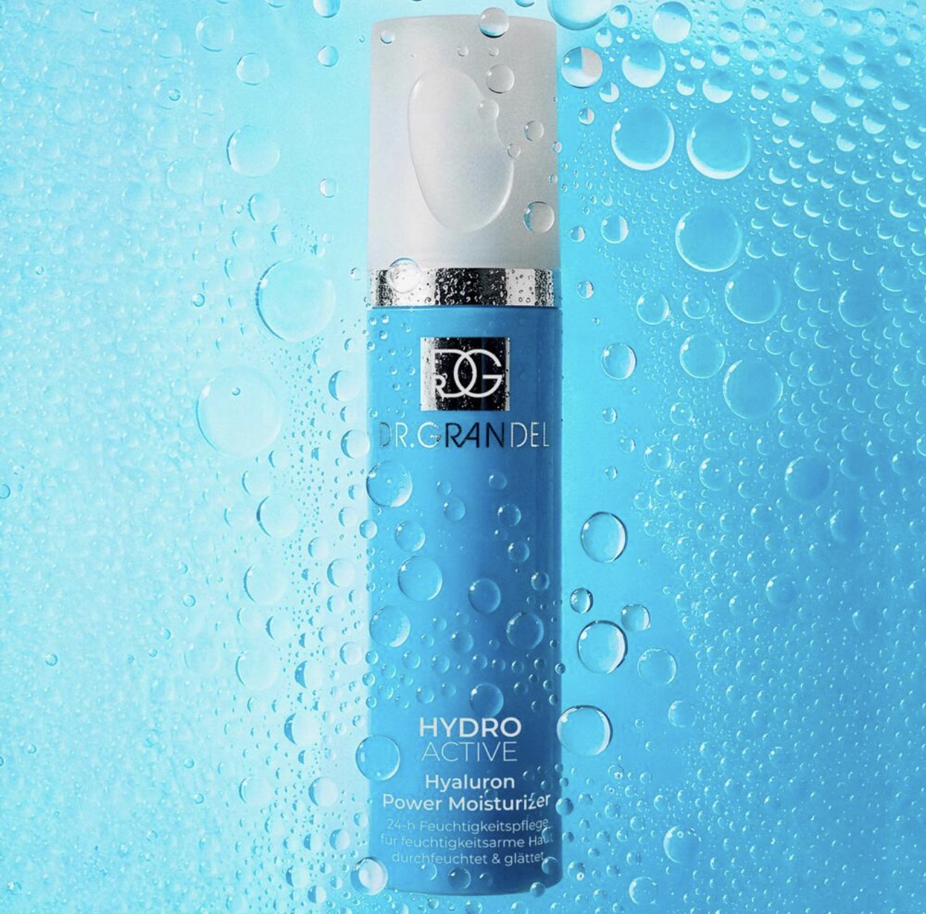 DR. GRANDEL
HYDRO ACTIVE
Hyaluron Power Moisturizer
Gladmakende 24-uurs hydraterende verzorging

24-uurs hydraterende verzorgingscrème voor de vochtarme huid I hydrateert & maakt glad