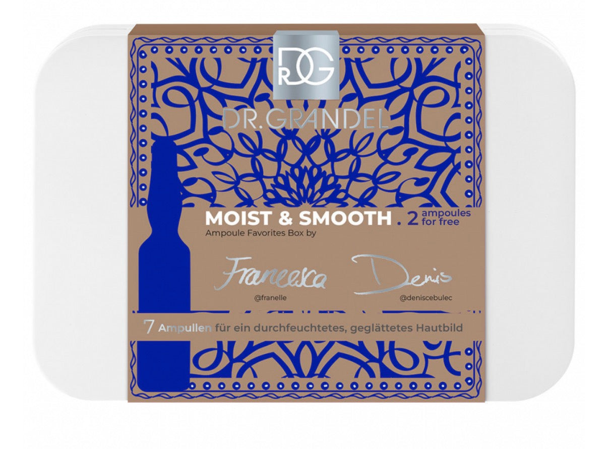 DR. GRANDEL
Ampoule Favorites Box Moist & Smooth 7 Stuks