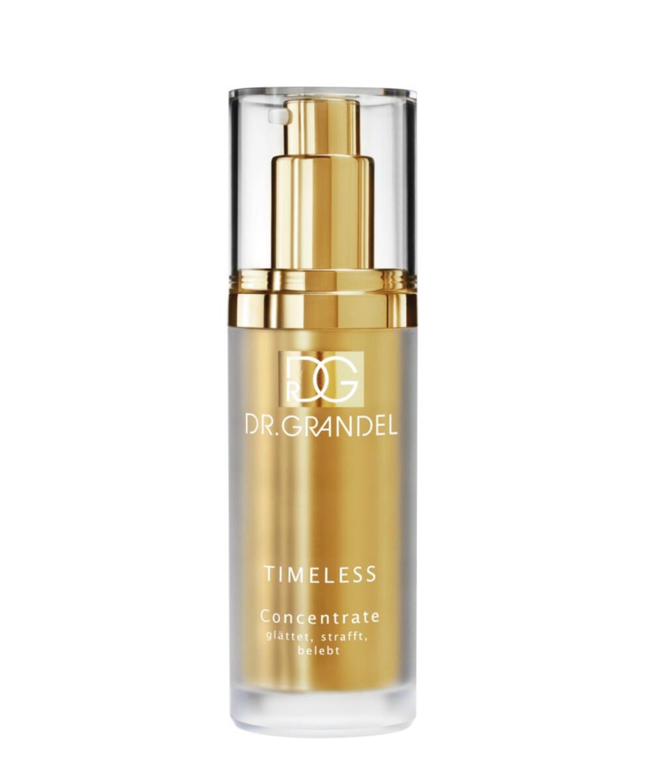 DR. GRANDEL
TIMELESS
Concentrate
verstrakkend verzorgend concentraat

gladstrijkend, straktrekkend, activerend